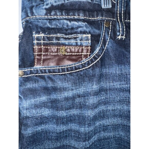 Cody & James Mens W38/L32 Dark Wash Relaxed Fit Straight Leg Denim Jeans - Picture 3 of 10